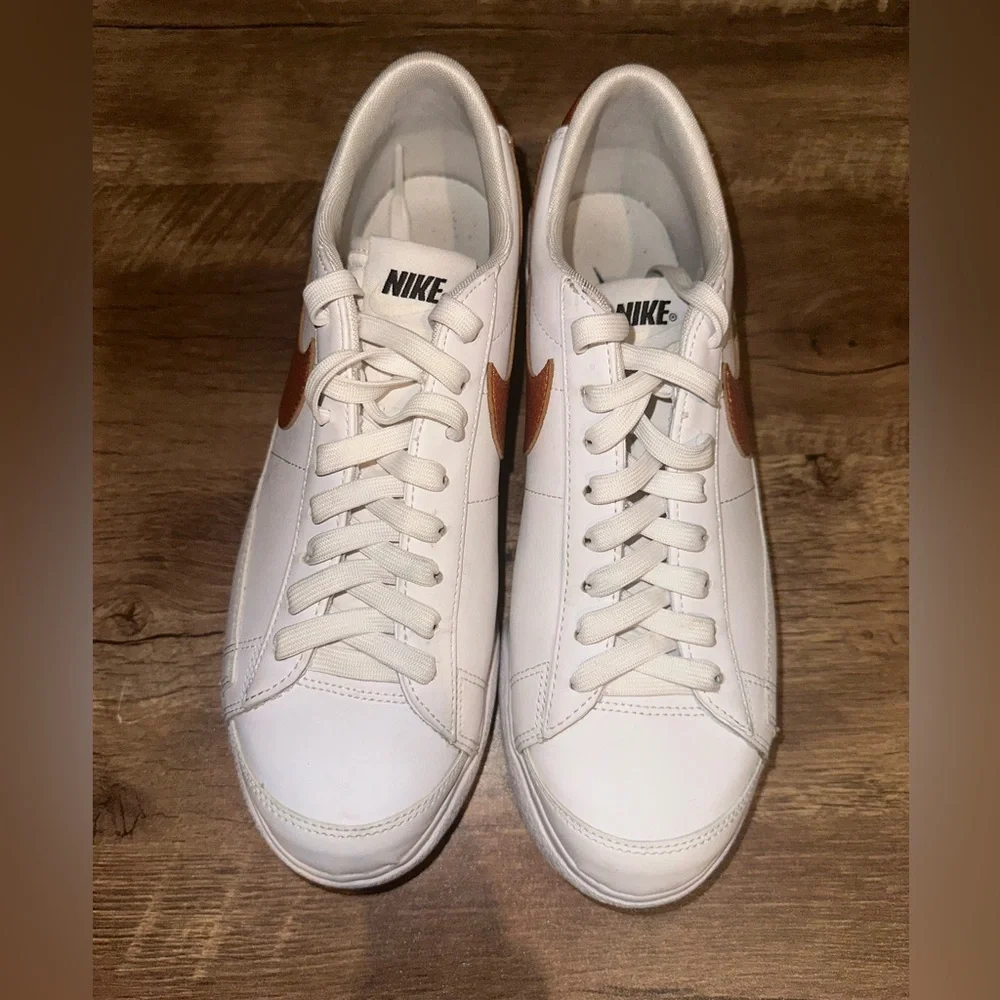 Nike Blazer Platform Women's White Copper Sneakers 9.5 - Picture 5 of 7